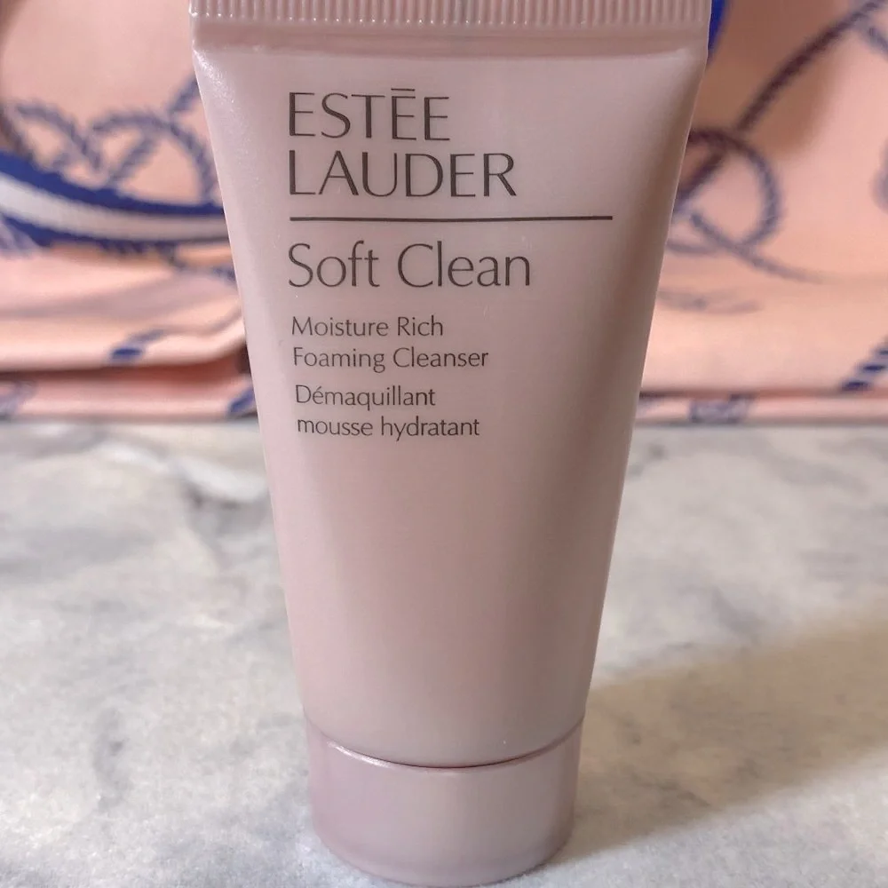 Estee Lauder Beauty Gift Set-Blush Tote,Lipstick,Night Repair,Eye Cream-7pc-NEW